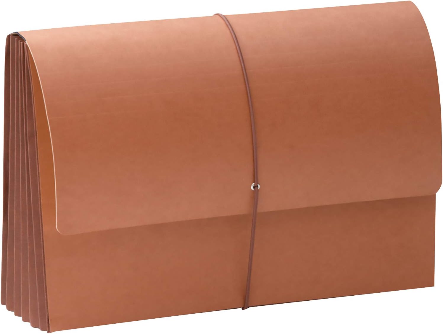 Smead TUFF Expanding File Wallet with Flap and Cord Closure, 7" Expansion, Extra Wide Legal Size, Redrope, 5 per Box (71167) : Everything Else