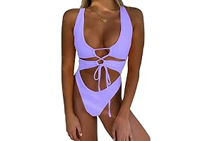 Women's Sexy Cutout High Cut One-Piece Monokini