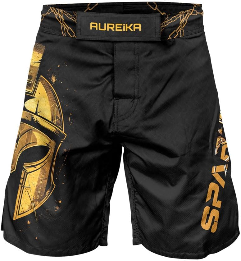 Men’s Spartan Training Shorts – High-Performance Fight Shorts for Jiu Jitsu MMA and Martial Arts