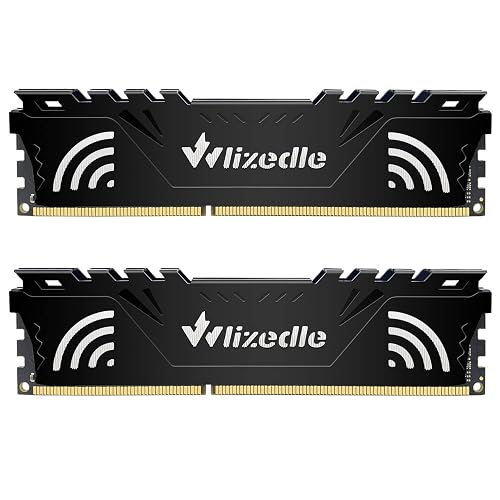 Wlizedle DDR3 RAM 8GB Kit (2x4GB) 1333MHz CL9 U-DIMM Desktop Memory PC3-10600 240-Pin 1.5V 2Rx8 Dual Rank Channel Non-ECC Unbuffered PC Computer Sdram Sticks Module Upgrade, Black