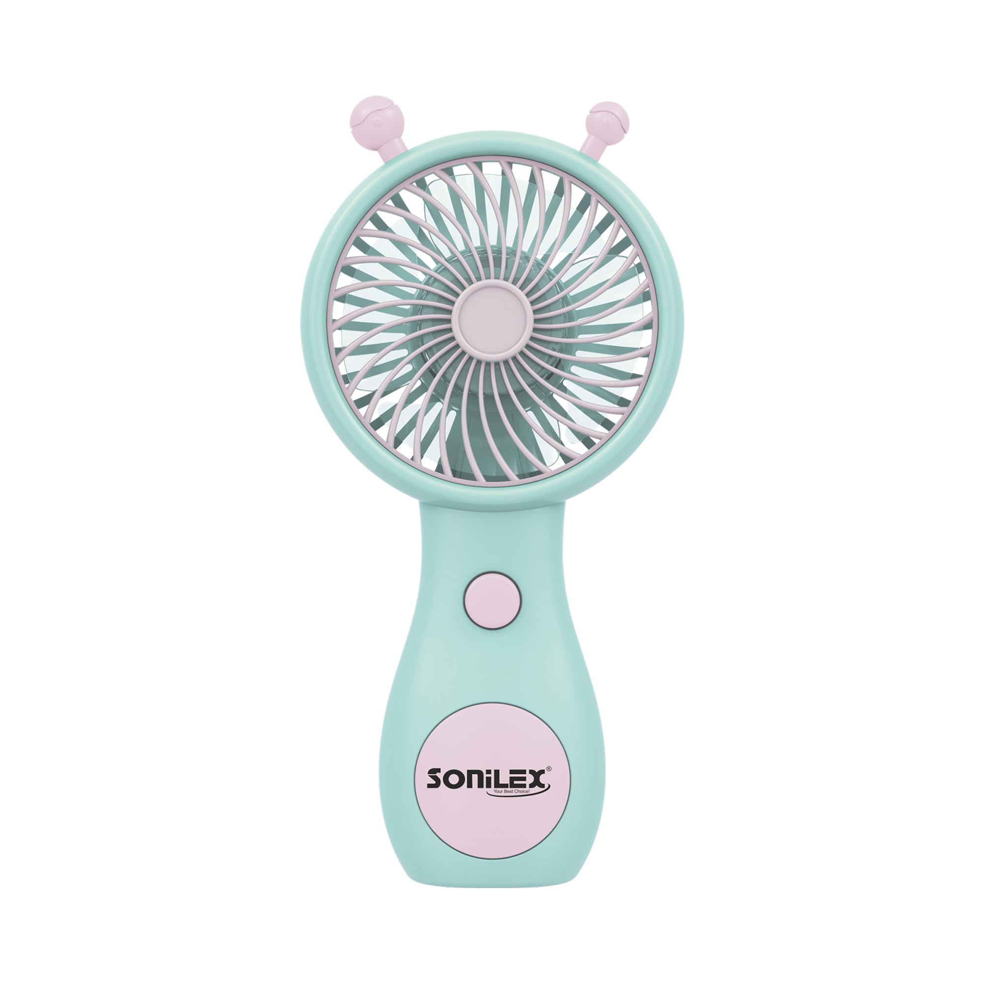 sonilex Mini Rechargeable Cooling Fan with Makeup Dry Support, USB Charging (Aqua Blue)-image-35