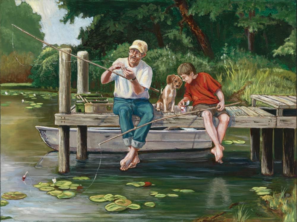 On The Dock - 1000 Piece Puzzle