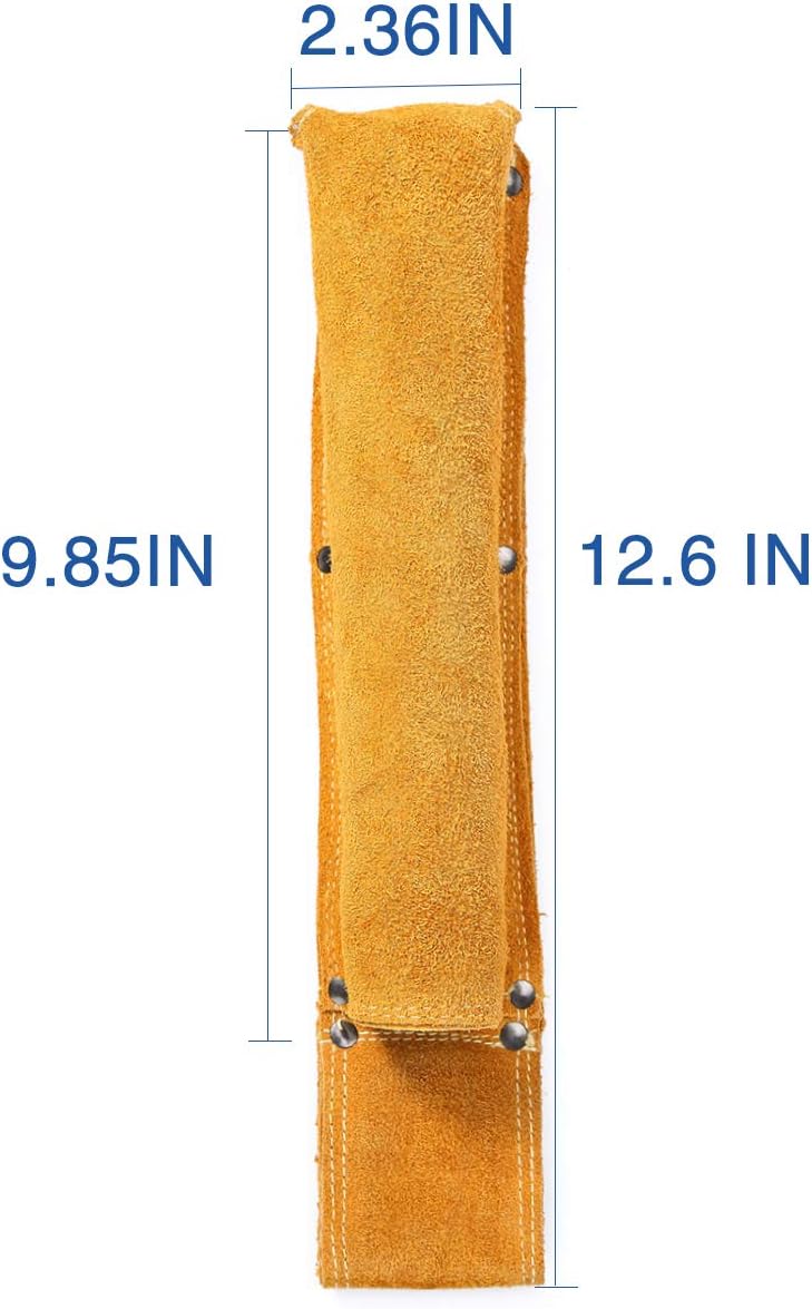 Leather Rod Holder Welding Electrode Storage Can - Welding Tools Rod Bag - - 
