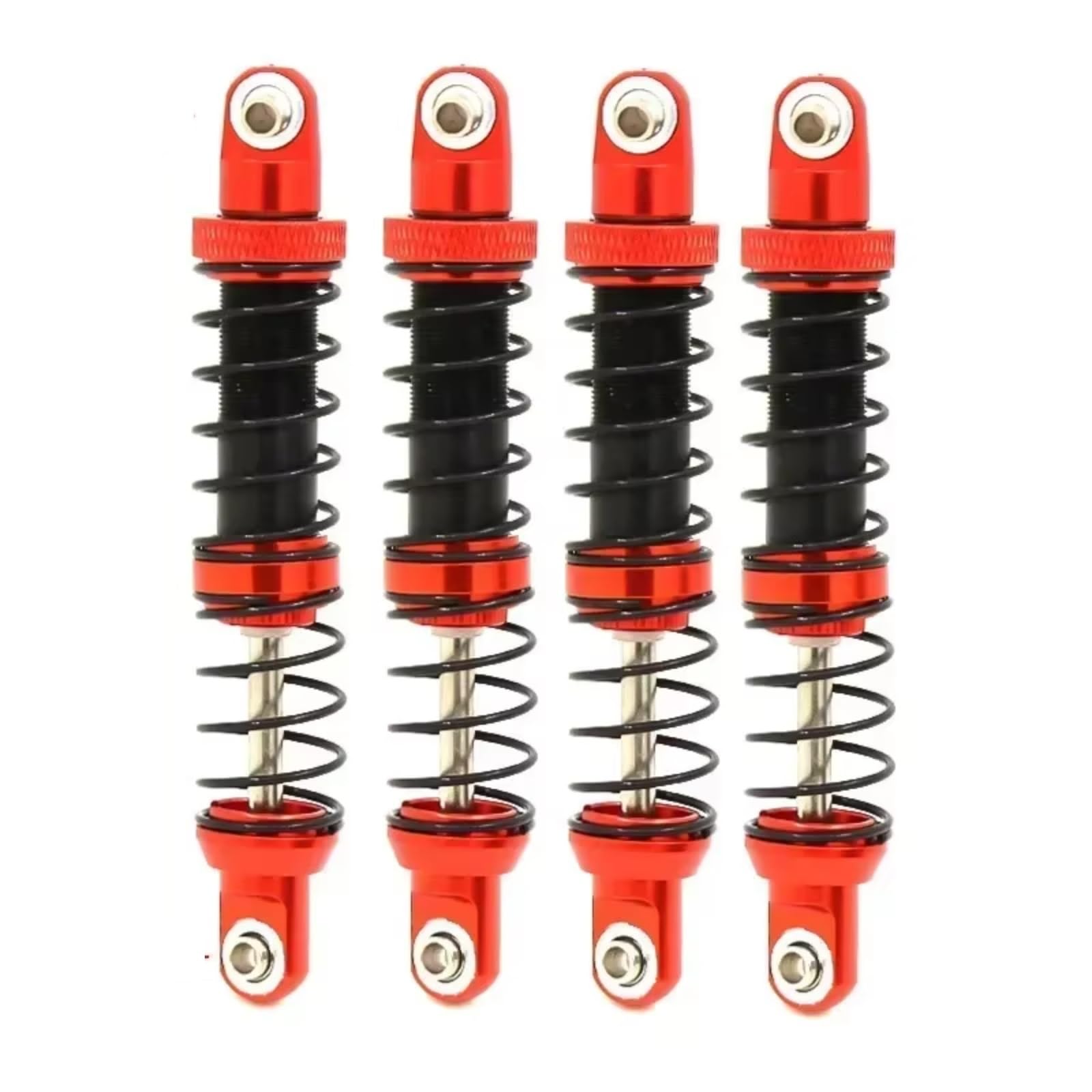 para Scx10 para Wraith Rr10 para Trx4 para Trx6 para Absima para Sherpa 1/10 70-120 Amortiguador Metal Vehículo Control Remoto con Orugas Amortiguador Ajustable RC