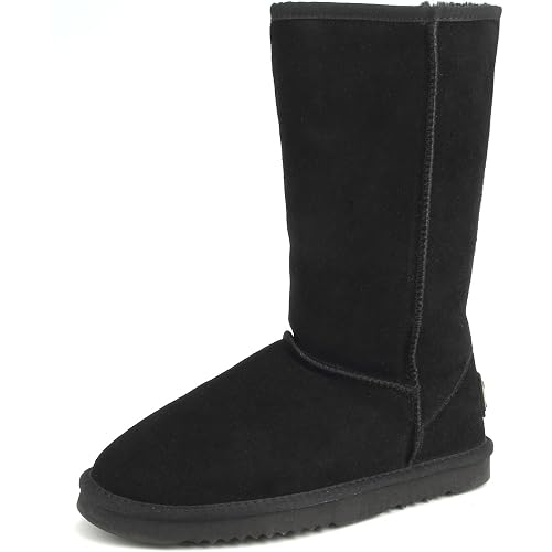 AUSLAND Genuine Suede Women's Classic Snow Boots Waterproof Winter Boot