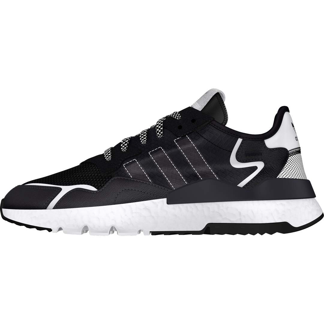 Adidas Originalsmens Nite Jogger Lace Up Sneakers Shoes Casual