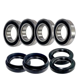 Front Wheel Bearings and Seals Kit Compatible with Hisun UTV400 700 500 Maaaimo Bennche Coleman Supermach