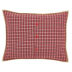 VHC Brands Braxton Bedroom Decor Standard Sham Navy 21×27