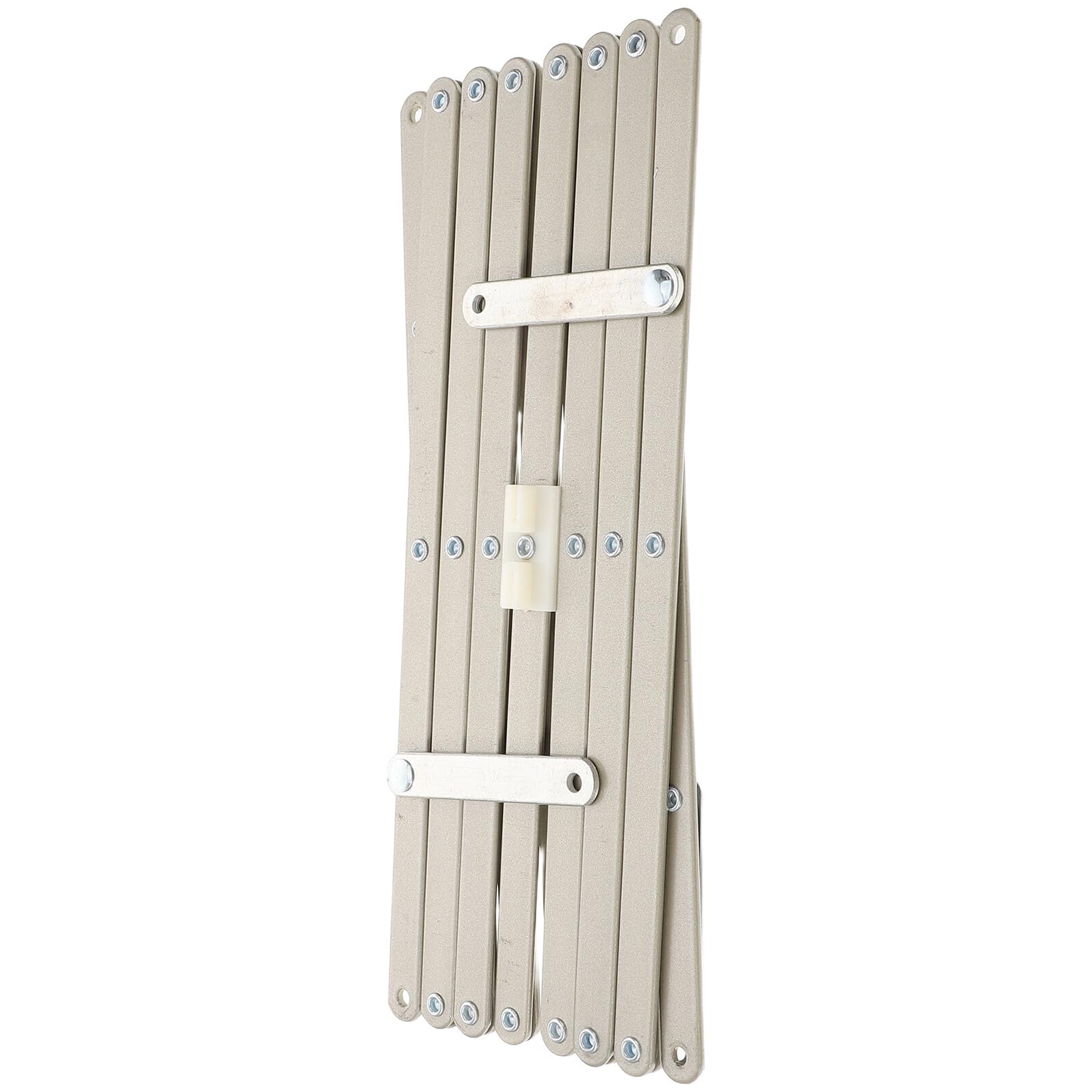 Étendoir à linge extensible en acier carbone gris argenté pour mur de salle de bain