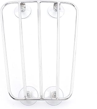 Motorcycle Suction Cups Fuel Fit for Gas Tank Luggage Rack Parcel Rack Fit for Triumph Bonneville Thruxton CB1100 Fit for Harley Universa Motorcycle Rear LuggageSilvery