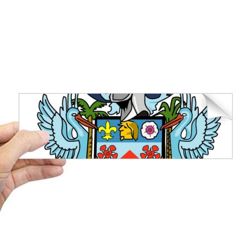 Adhesivo de San Cristóbal y Nieves con corte rectangular de alta definición 4