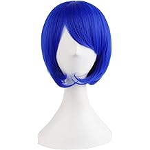 Women Short Straight Cosplay Party BOB Wig (Navy Blue)