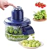 Grape Peeling Machine, Multifunctional Electric Peeler, Automatic Garlic Peeler Recahrgeable & Fast Peeling for Grapes Tomatoes Garlic Tomato for Kitchen Restaurant