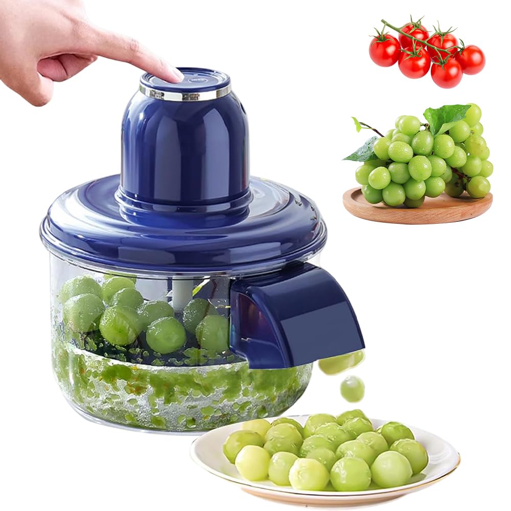 Grape Peeling Machine, Multifunctional Electric Peeler, Automatic Garlic Peeler Recahrgeable & Fast Peeling for Grapes Tomatoes Garlic Tomato for Kitchen Restaurant