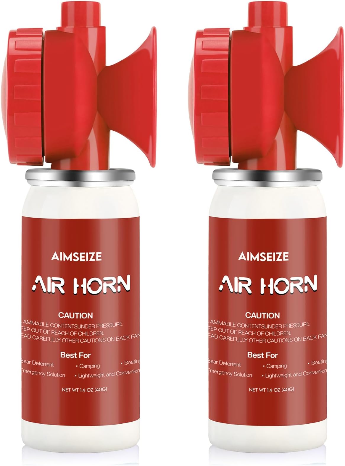 Loud Air Horns for Safety: Boat Horn Marine Bear Horn - 124dB Fog Hand Held Air Horns for Sporting Events