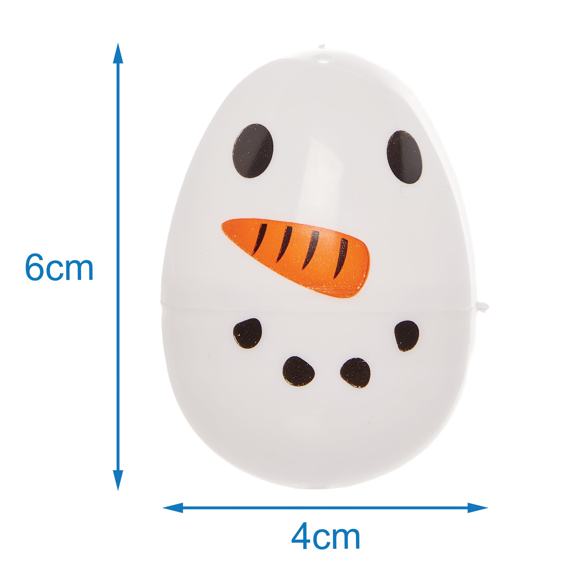 Baker Ross FX865 Kit De Décoration De Bonhomme De Neige En Spirale - Paquet De 8, Kit De Décorations De Noël De Bonhomme De Neige En Spirale Pour Enfants