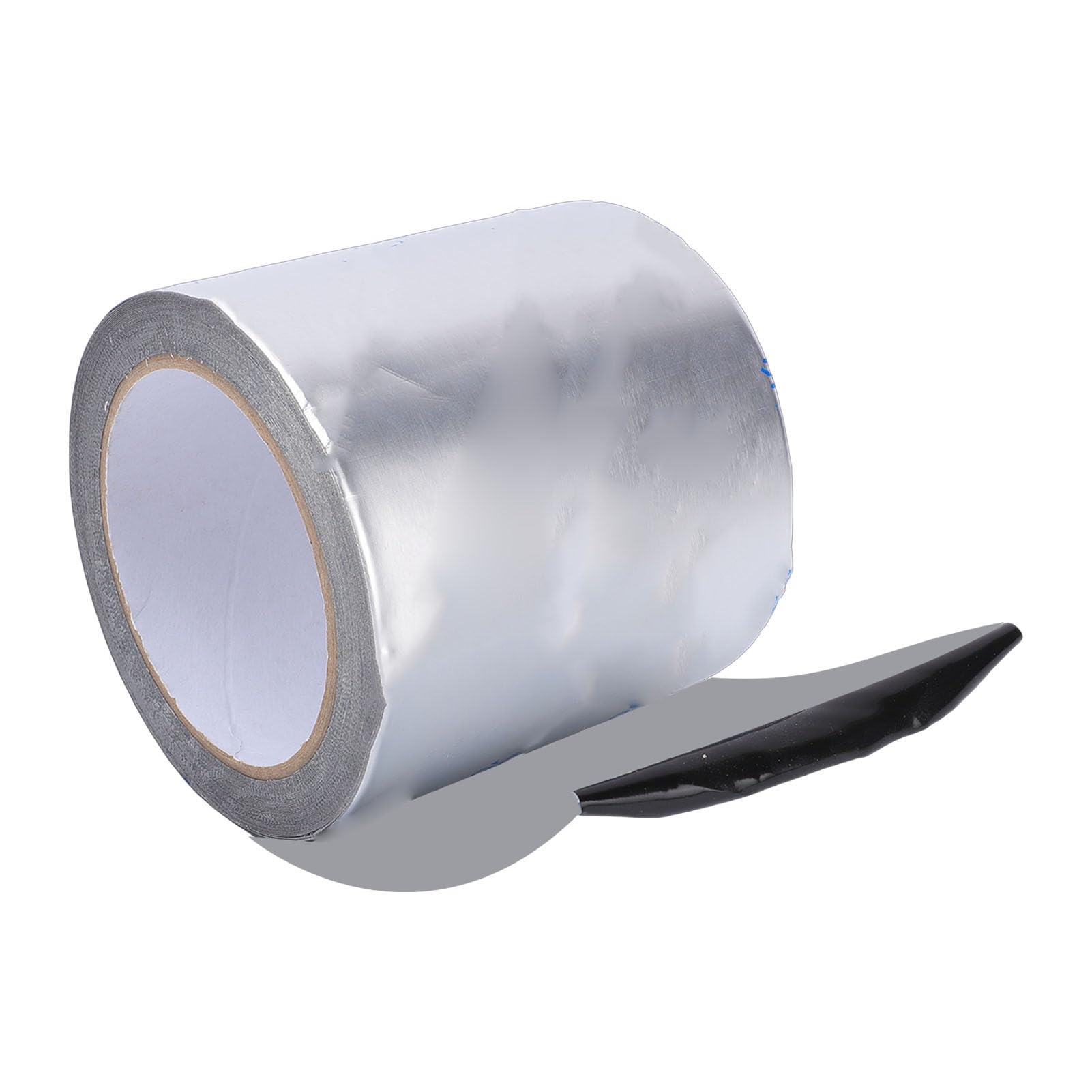 Taśma Termoizolacyjna, Ognioodporna, Odporna na Zachlapanie, Wysokotemperaturowa Taśma z Folii Aluminiowej 100 Mm X 10 M, Morska Grzewcza z powierzchnią odblaskową do Zaworów Przewodów