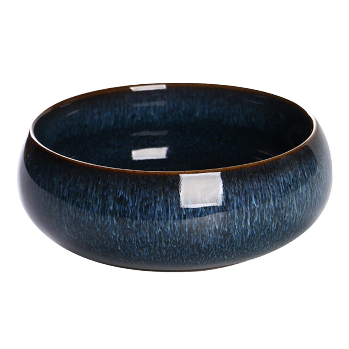 Bol à thé bleu en céramique premium Mipcase, accessoire durable de haute finition