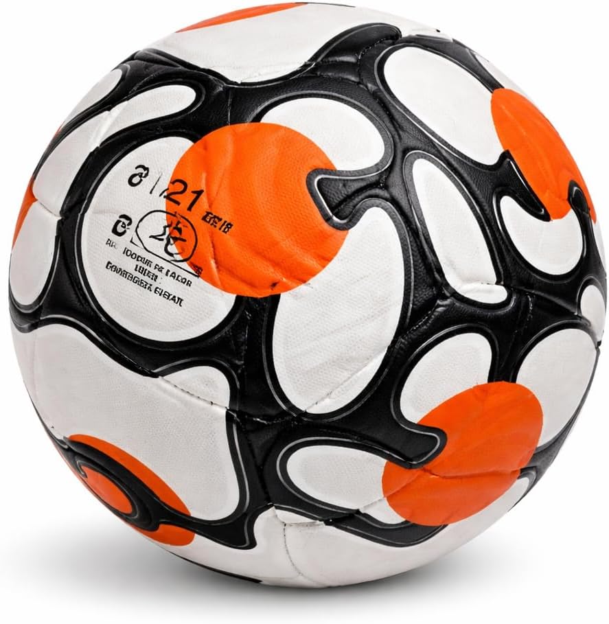 Alomejor Adults Soccer Ball, Wear Proof Liner Tight Nylon Wrap Soccer Ball Standard Size for Training (Size 5)