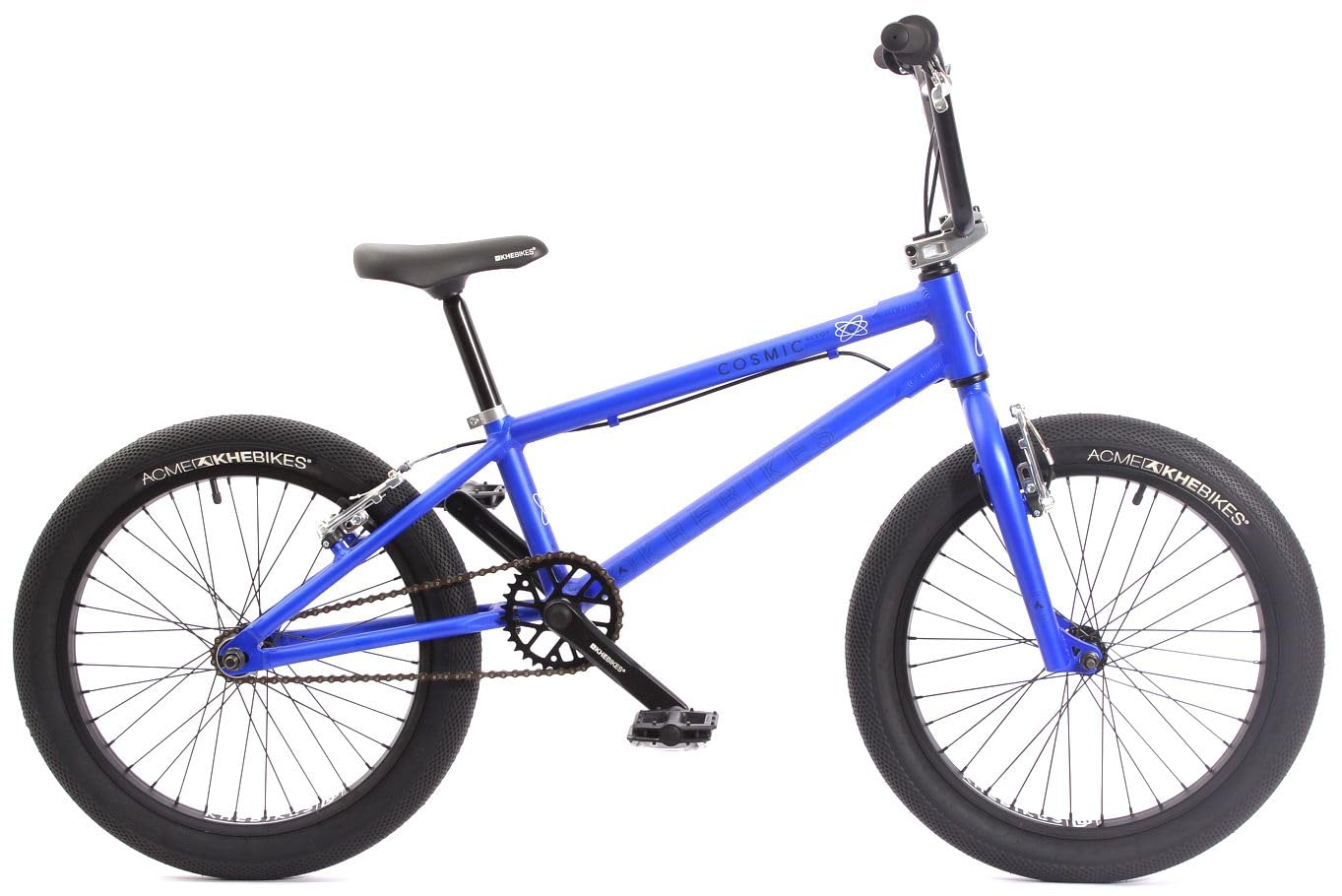 KHE Cosmic AL 20 pollici BMX ruota – Telaio in alluminio – 10,6 kg – Freni a V – Affix Rotor – Trucchi – Pneumatici Acme – Street Park Pumptrack – Blu – Modello 2025 – 135 – 170 cm dimensioni del