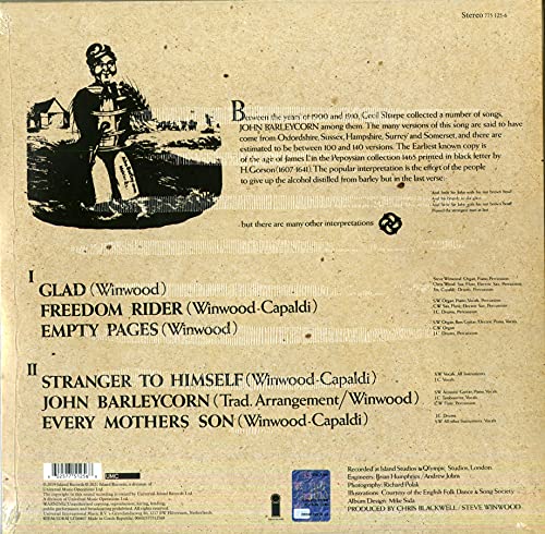 John Barleycorn Must Die [LP]