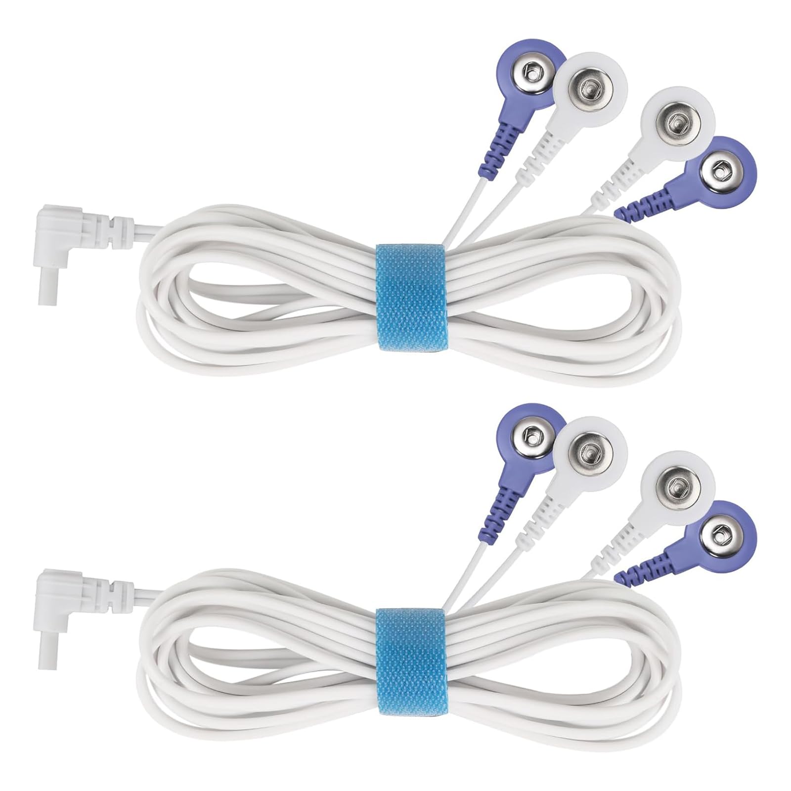 Belifu TENS EMS Unit Electrode Wires 2.35mm, Muscle Stimulator TENS Machine for Pain Relief