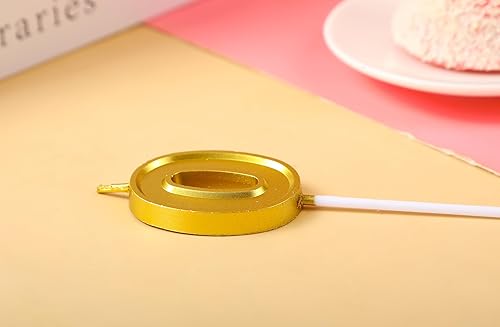 Miniatura 3 de Velas de cumpleaños número 20 para pasteles de cumpleaños, velas doradas del número 20 para decoración de fiesta de cumpleaños de 20 años