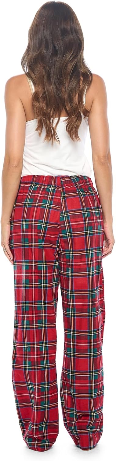 Casual Nights Women's Flannel Pajama Sleep Pants, Soft Plaid Pjs Bottoms - Image 4