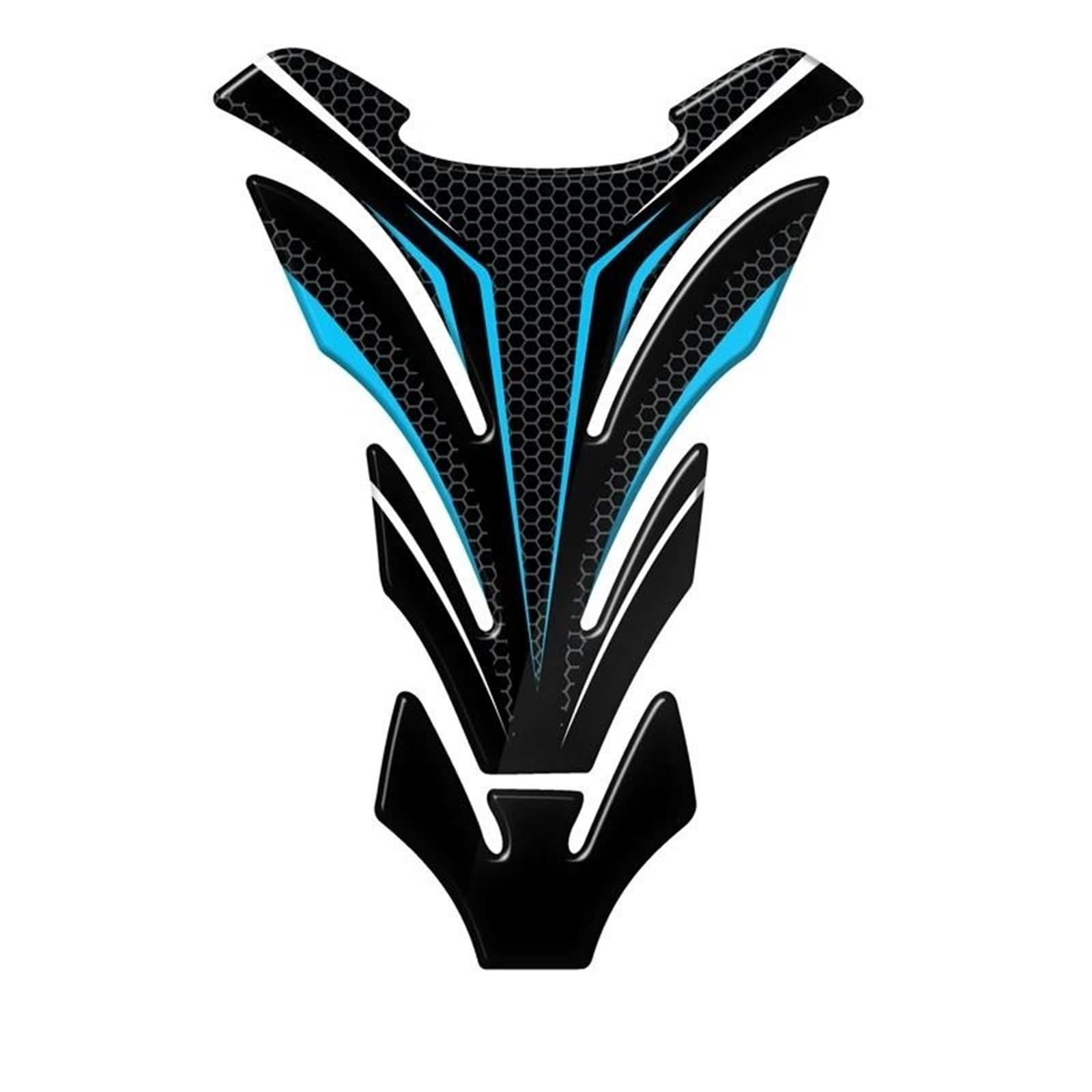 Motorcycle Tank Pad Protector Sticker Fish Bone Decal for ZX6R/636 ZX10R H2 / H2R ER-6F ER-6N ZX1400 / ZX14R / ZZR1400 GFVFGNLNNA(1 Piece 1)