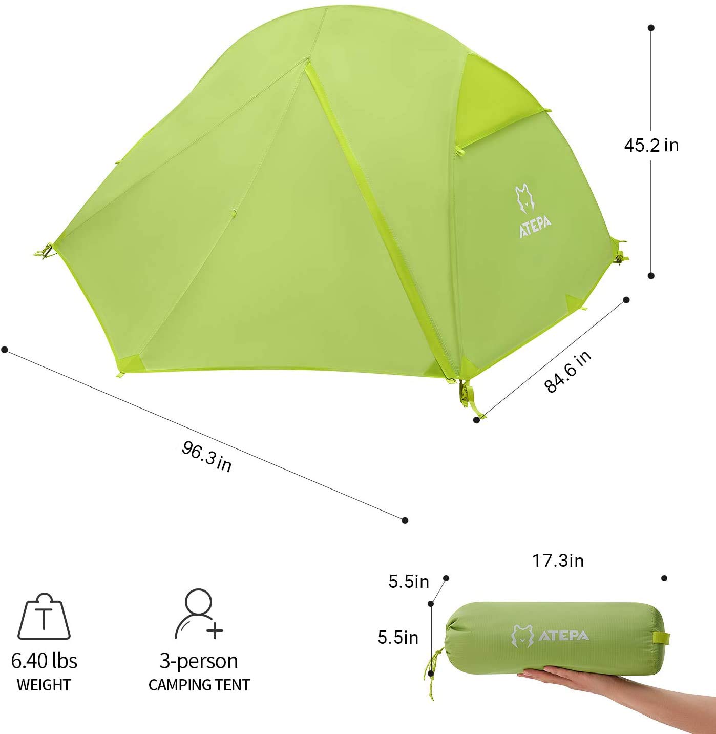 ATEPA HikerⅢキャンプテント Amazon.co.jp: ATEPA(アティパ) 1/2/3人用 超軽量 バックパッキング