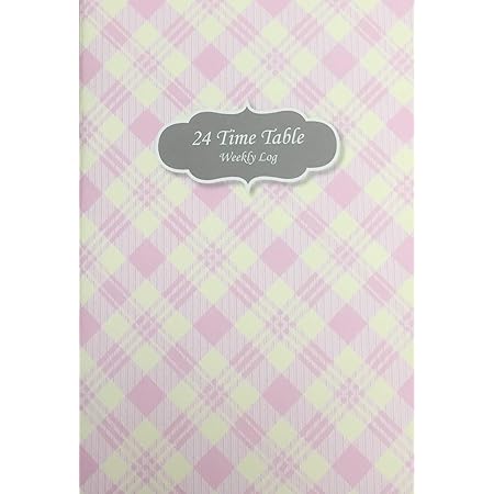 Amazon 24時間スケジュール帳 A5 週間バーチカル ピンク イエロー 手帳 文房具 オフィス用品