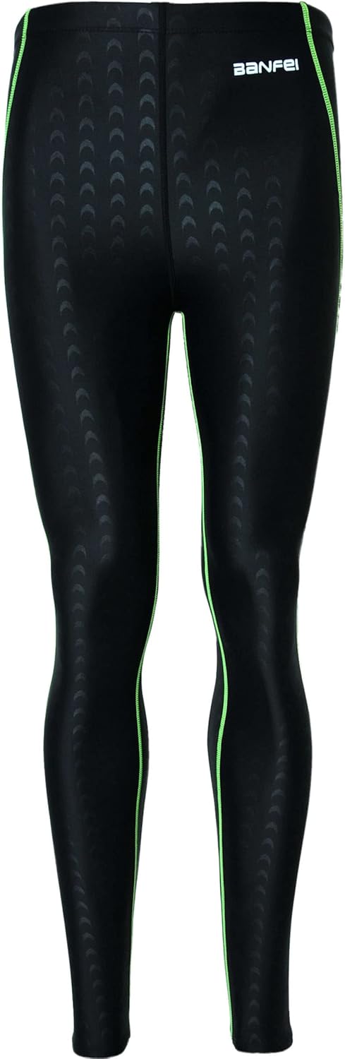 Men's Long Swim Tights UV Sun Protective Swimming Pants Compression Surfing Workout Leggings 3XL