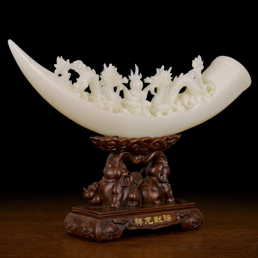 KYUJTYJ Head Sculpture Statue Creative Carving Decoration Office Wine Cabinet Art Sculpture Statue Carving Home Decoration