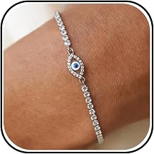 choice of all Evil Eye Bracelets Blue Eye Ojo Hamsa Jewelry Dainty Gold Link Bracelets for Women Lucky Turkish Protection Birthday Jewelry Gifts