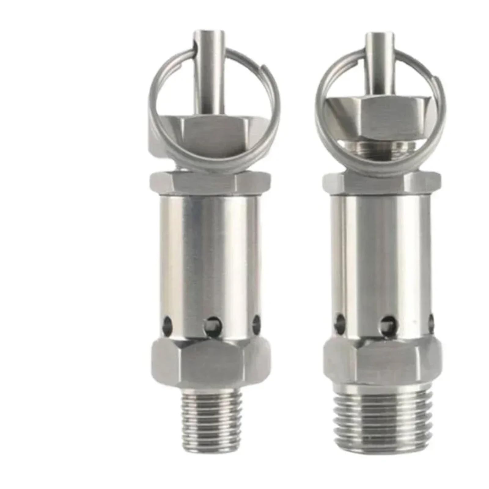 1/4" 3/8" 1/2" BSPT męski 0,5 1 2 3-10 Bar regulowany 304 ze stali nierdzewnej sanitarny zawór nadmiarowy ciśnienia zawór bezpieczeństwa sprężarka powietrza(3/8",BSPT MALE_0.5 BAR FIXED)