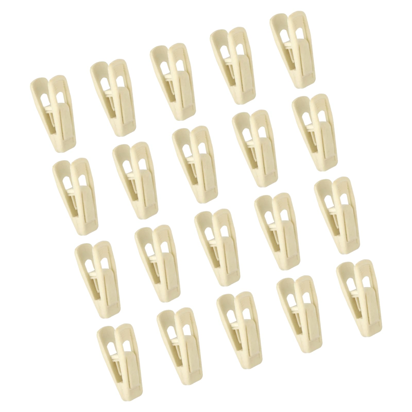 Tsophreniq 20pcs MultiPurpose Flocking Fasteners Sewing Tasks Home Use Organizing Clothing Assemblies Home Organization Clamps