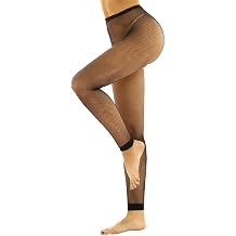 inlzdz عالية الخصر المرأة شبكة صيد السمك لباس ضيق القدم طماق Spandex جوارب جوارب