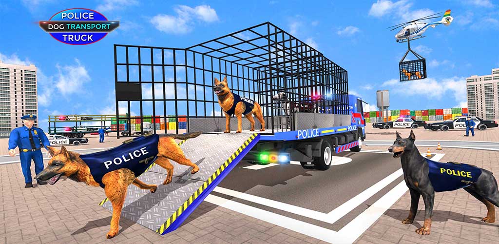 Hundetransporter-Simulation der US-Polizei