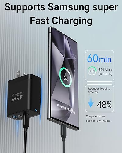 Miniatura 17 de Bloque de cargador USB C de 65 W, cargador de pared GaN de 3 puertos, plegable, compacto, tipo C, carga rápida para MacBook Pro/Air, para iPhone