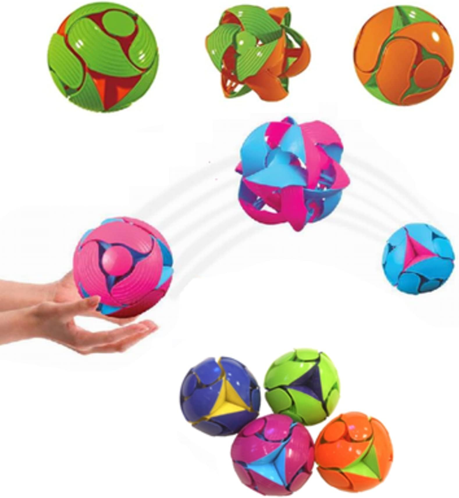 Majik Switch Pitch Ball for Kids Adults (Set of 4)