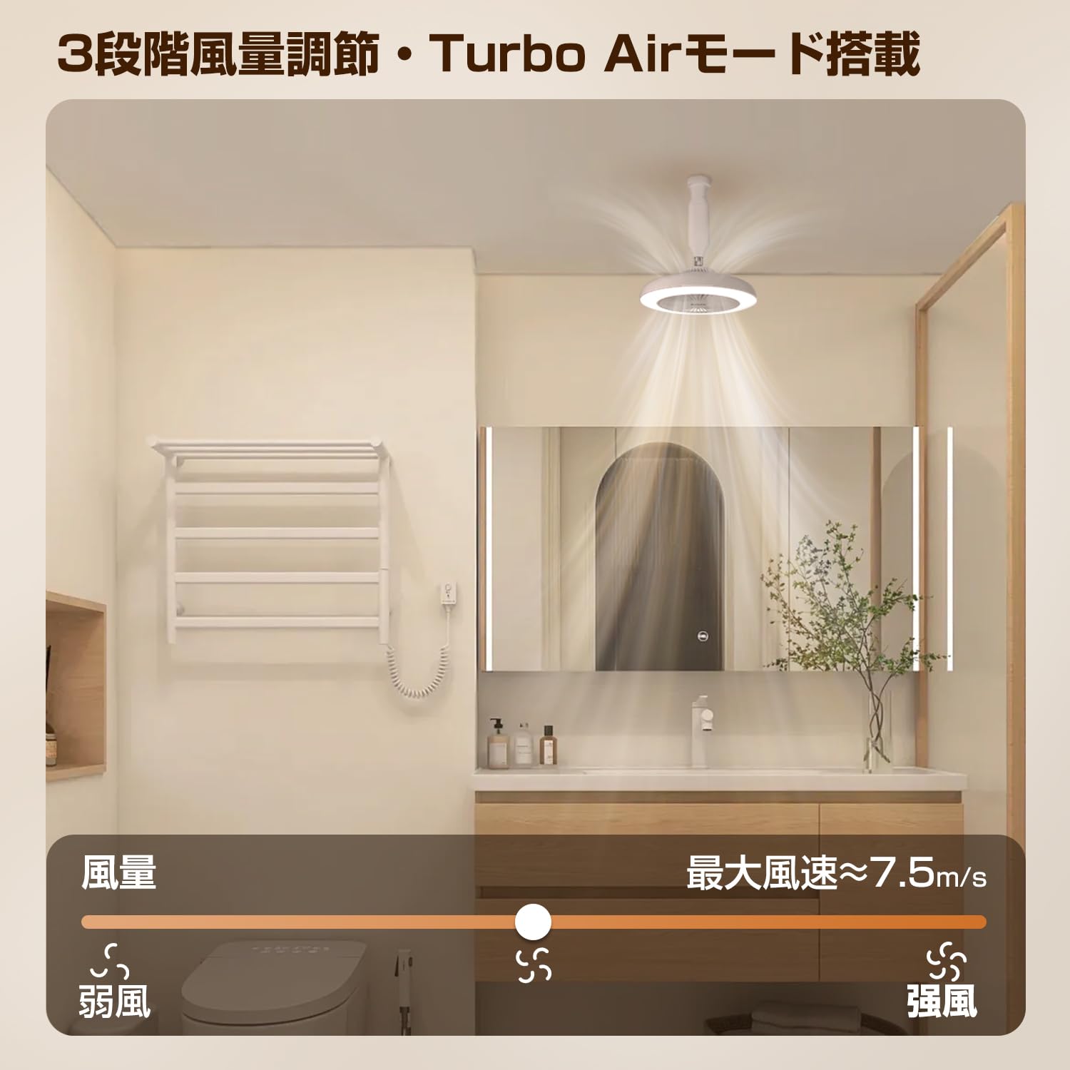 Amazon | シーリングファンライト 小型 E26モデル LEDミニライト