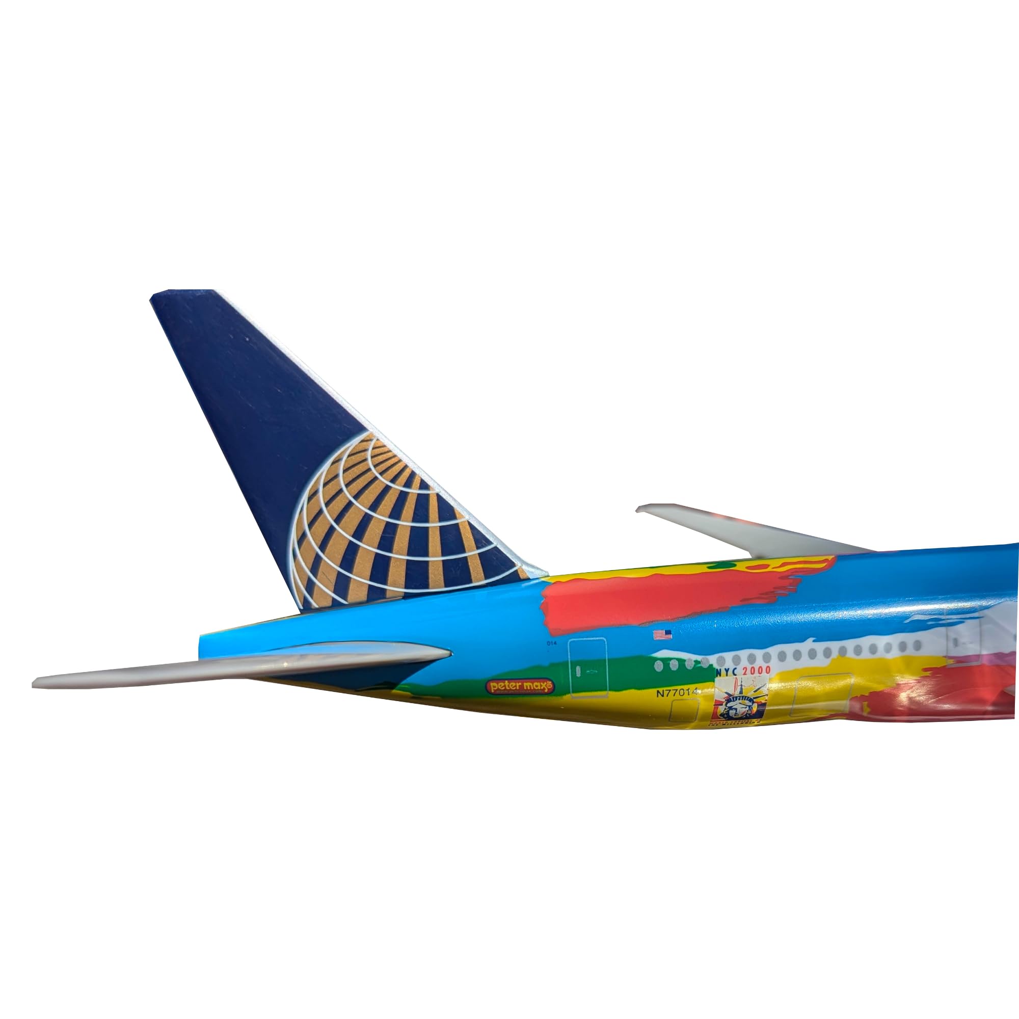 Amazon.com: Flight Miniatures Continental NYC Peter Max 777-200 1
