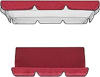 Vista 21 de Juego de fundas de repuesto para columpio de toldo, juego de repuesto para columpio al aire libre, cubierta de toldo de repuesto para silla