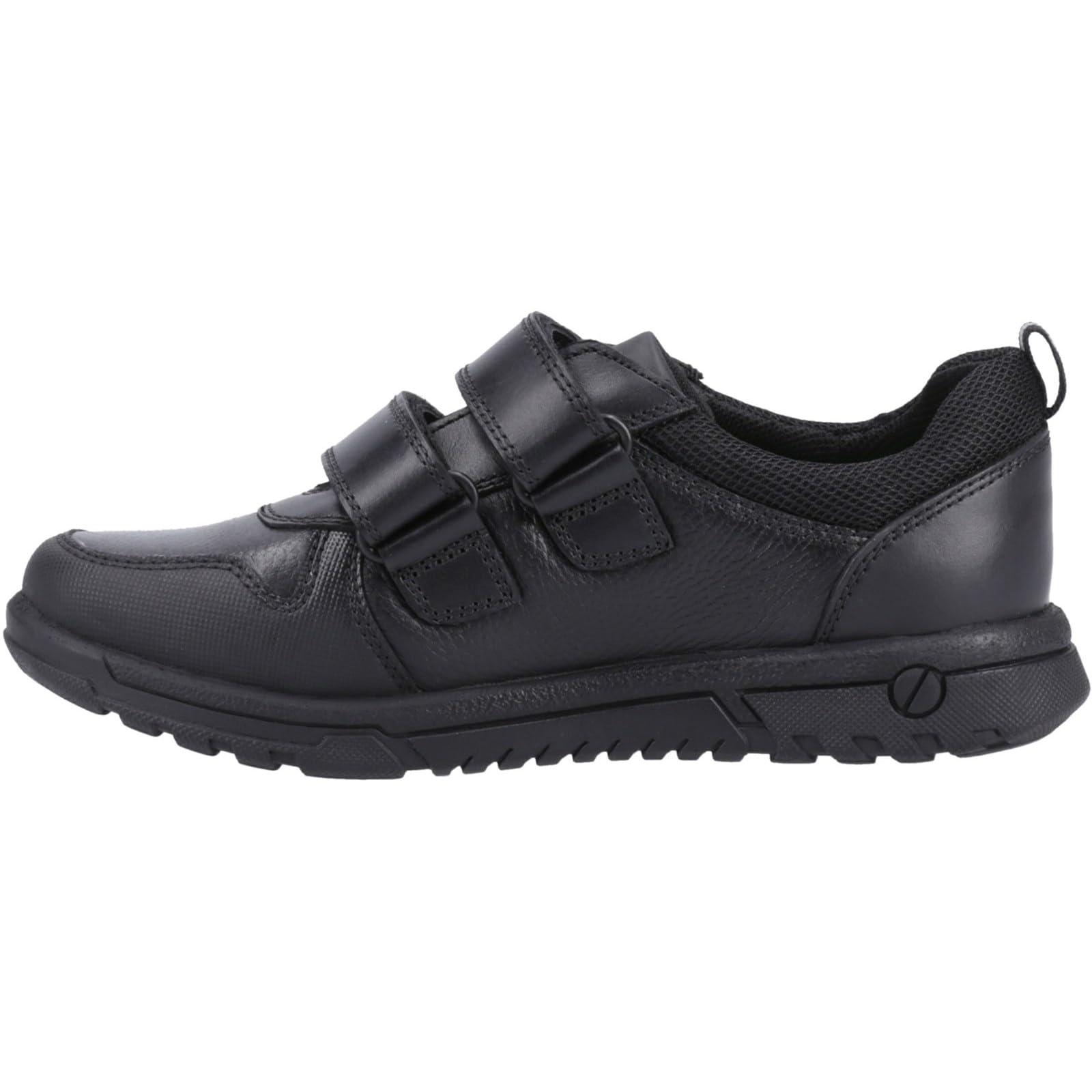 Hush Puppies Spencer Kids Boys School Shoes | School Shoes  | Black  | UK Size 11
