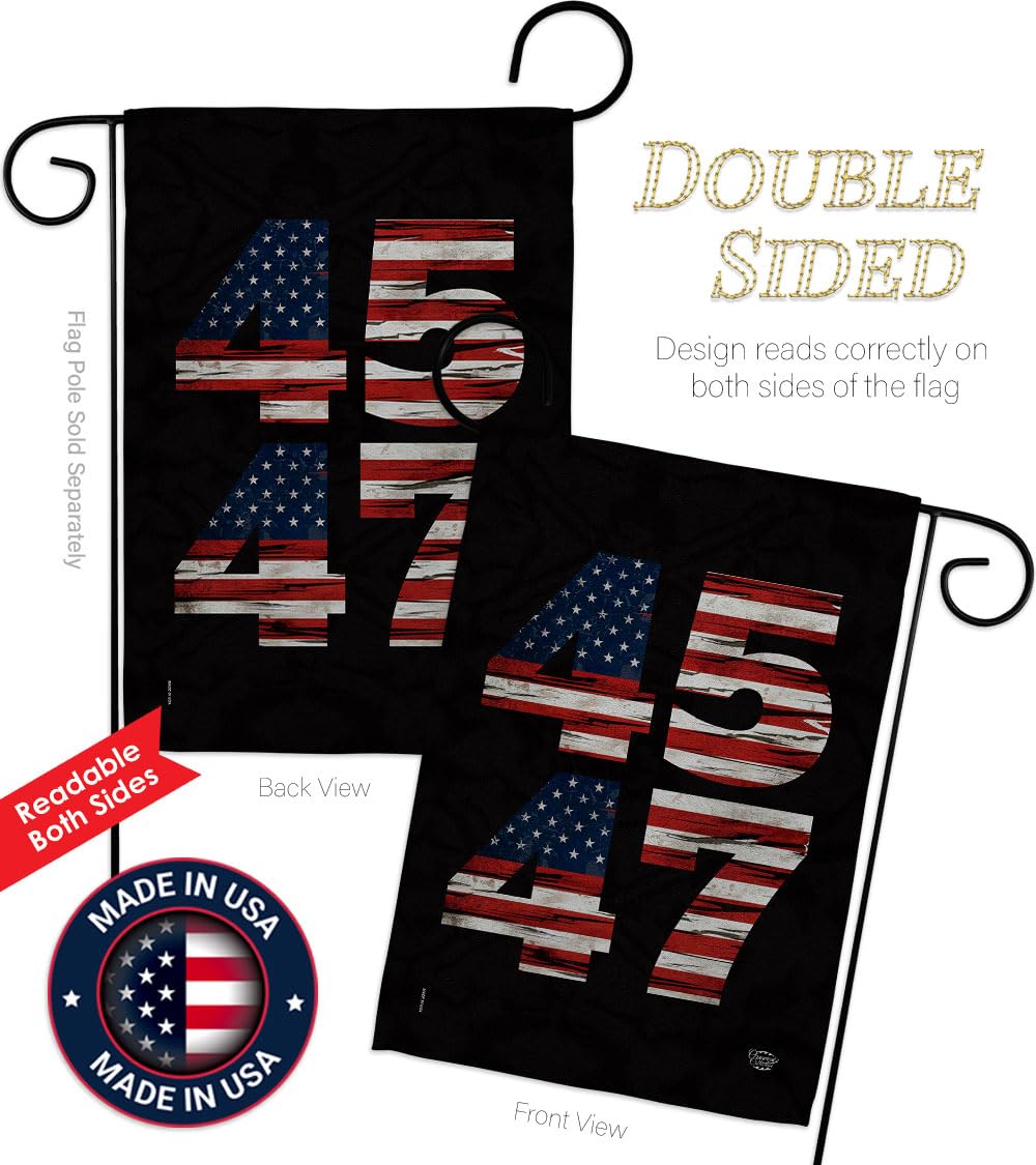 Trump Flag Hausflagge 71,1 X 101,6 Cm – Patriotische Dekoration, Wetterbeständiges Polyester