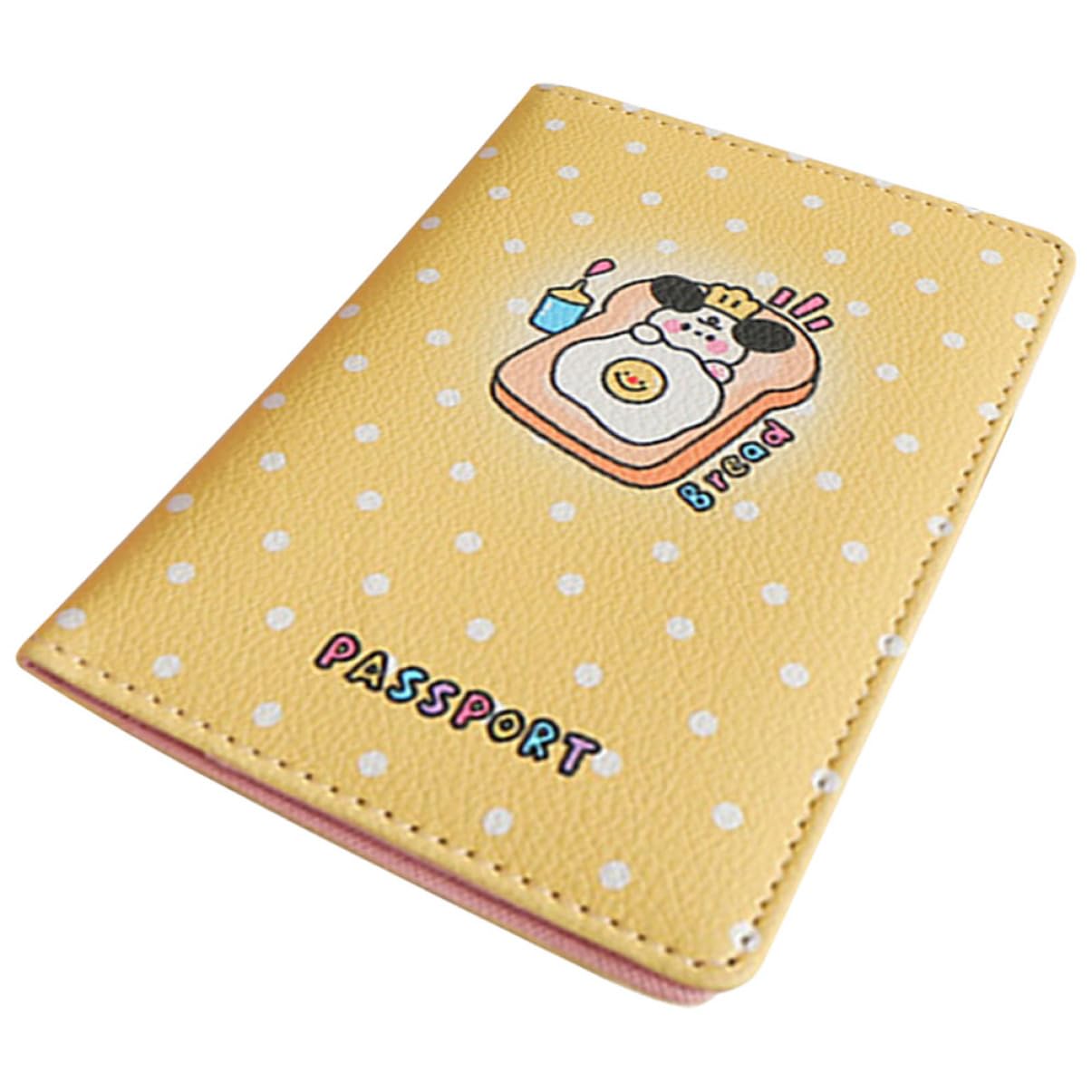 GALPADA 4pezzi Per Portatile Organizer Per Documenti Custodia Multifunzionale Per e Scuola Design Passaporti e Giallo