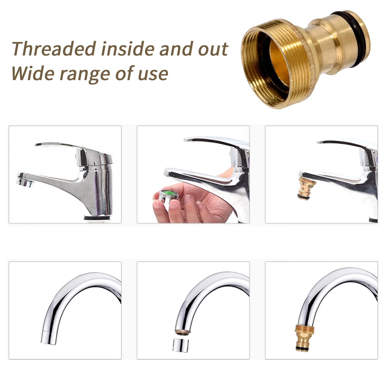 Val Gardena Connettore Tubo Da Giardino A 5 Uscite - Adattatore Flessibile Compatibile Gardena, Per Rubinetto E Irrigazione Adattatore Per Rubinetto - Foto 3