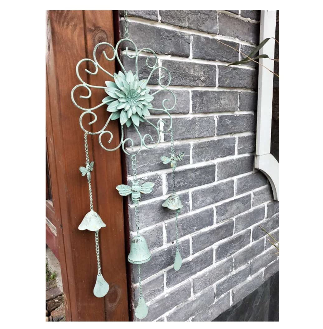 Campanelli A Vento da Giardino Campanelli Eolici da Giardino Campanelli Eolici A Forma di Farfalla in Ferro Battuto retrò Adatti per La Decorazione del Giardino