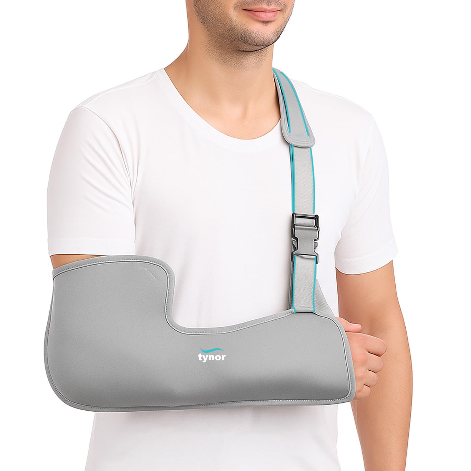 Tynor Pouch Arm Sling Tropical, Grey, Medium, 1 Unit