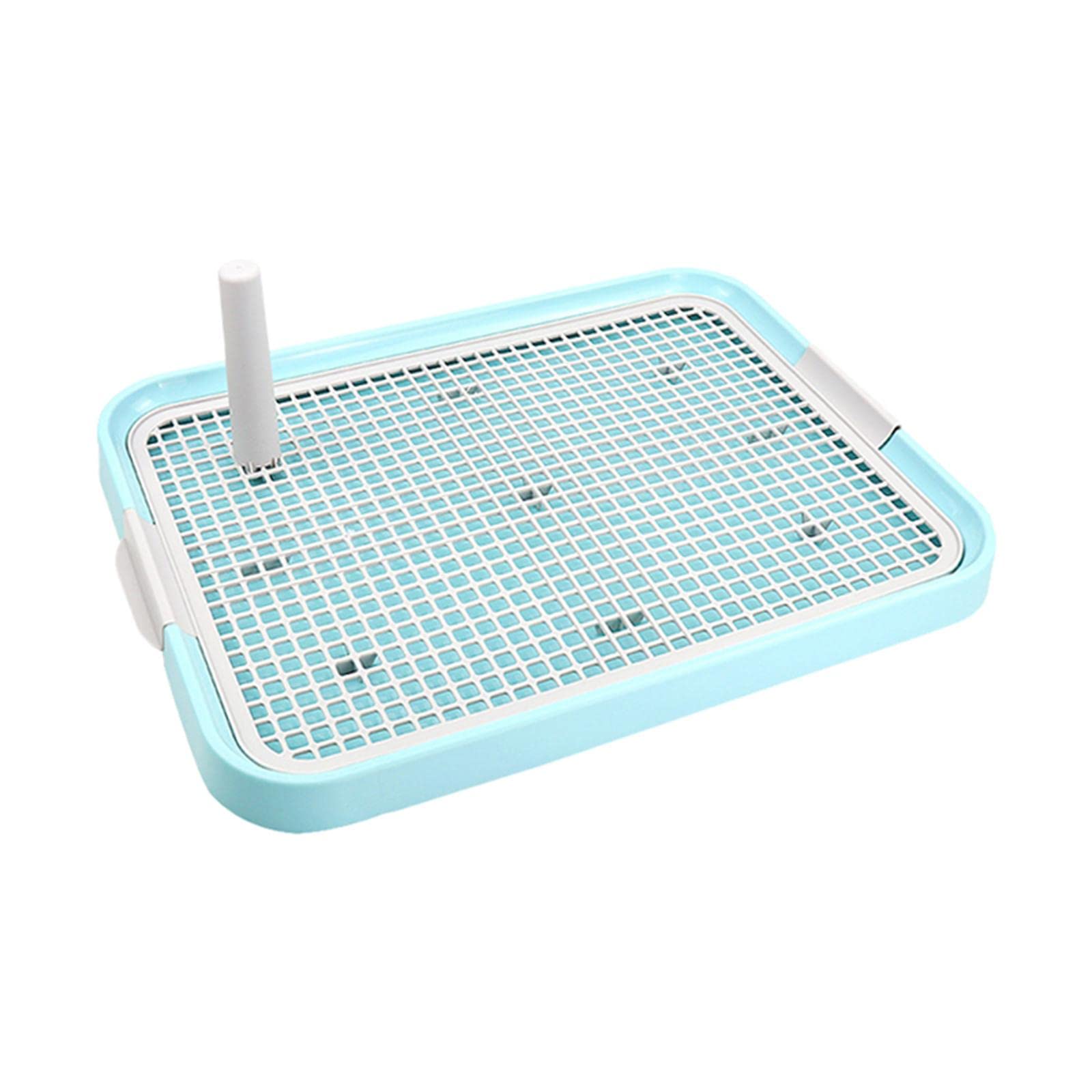 MagiDeal Dog Toilet, Puppy Potty Pee Pad Holder, Indoor Outdoor Dog Training Pads, Washable Pet Toilet, Pet Training Toilet with Tray, Blue